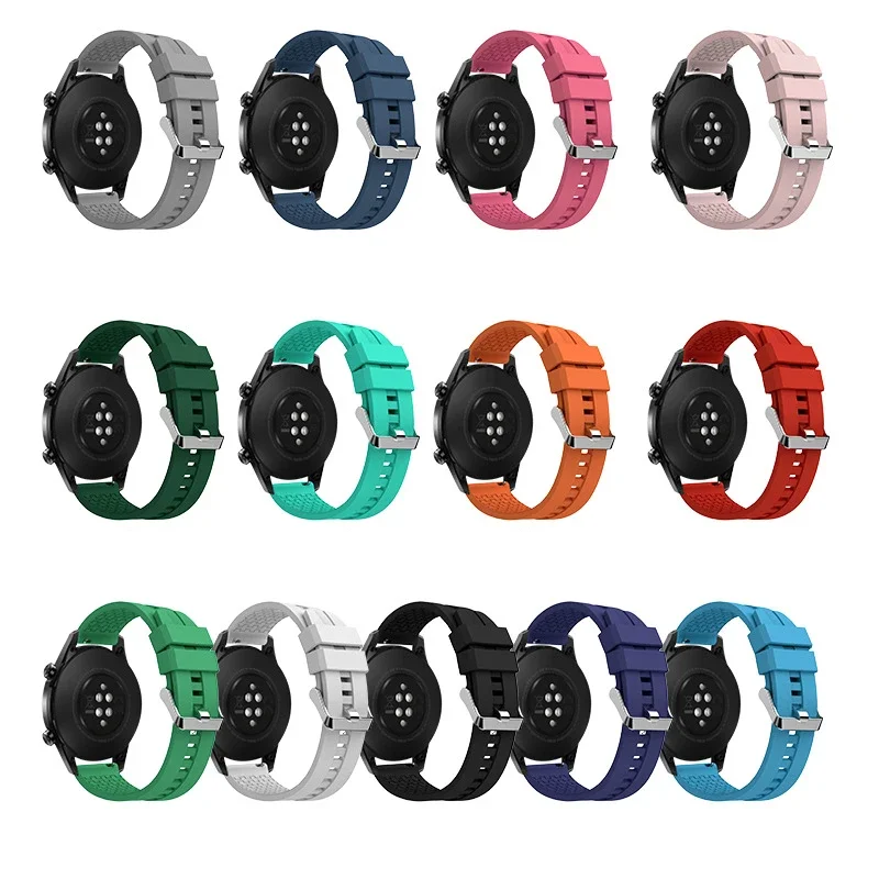 Versatile Silicone Watch Band Strap, 20mm/22mm