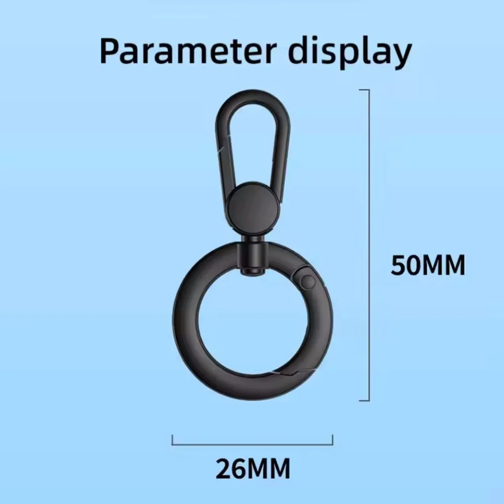Rotatable Anti-Lost Phone Case Lanyard Clip with Detachable Ultra-Thin Design