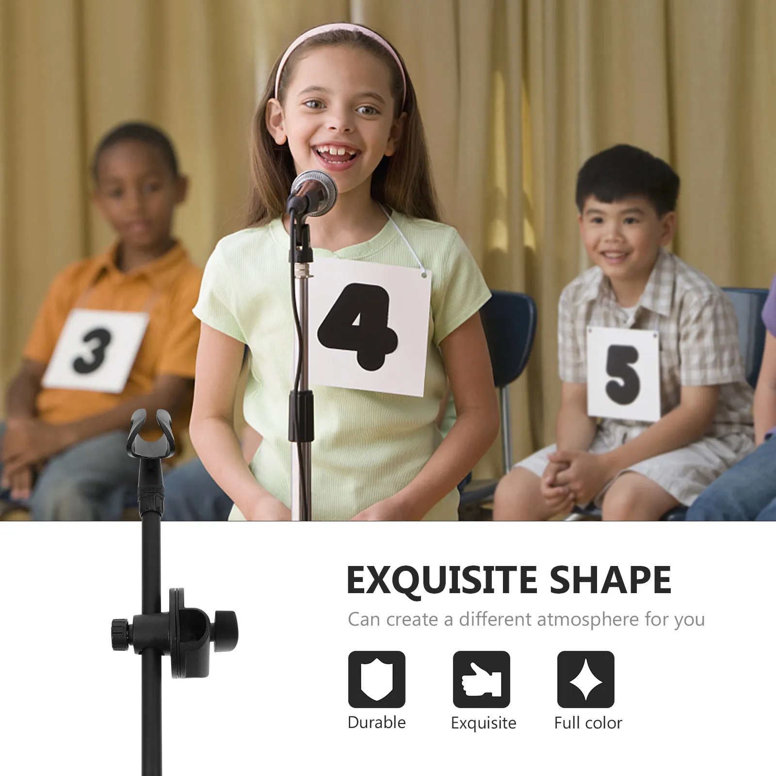 1세트 헤비 듀티 금속 마이크 붐 암(데스크 클램프 포함, 높이 조절 가능, 접이식 디자인, 홈 스튜디오용 범용 마이크 암)