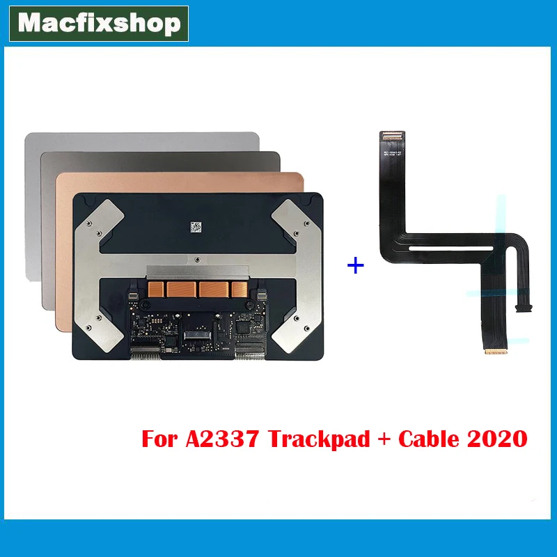 Trackpad Originale Space Grey Silver Gold A2337 Per Macbook Air Retina 13.3 "M1 A2337 Touchpad Con Touch Pad Flex Cable 2020 Anno