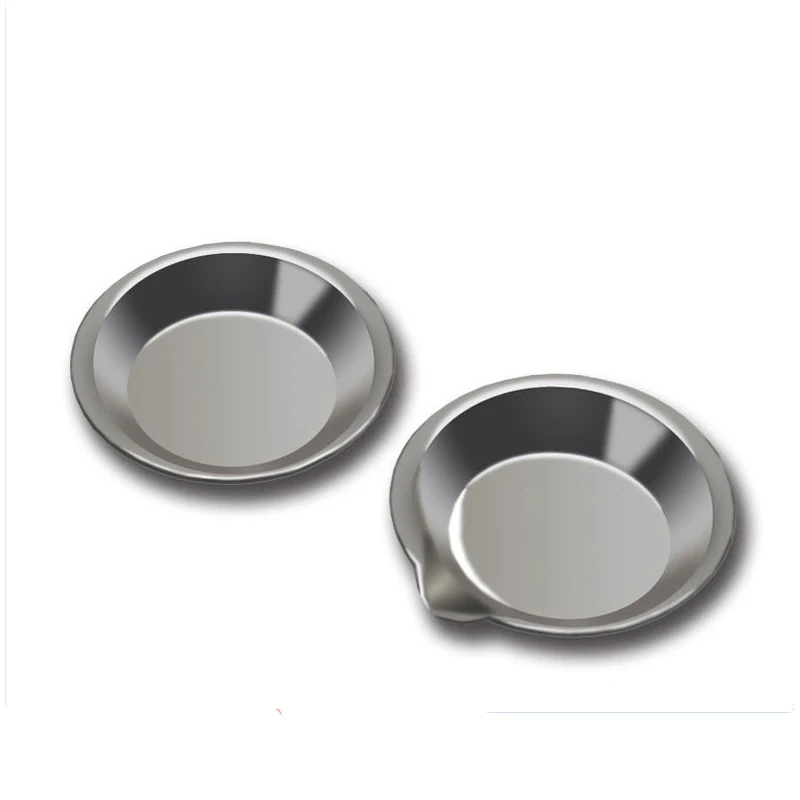 10Pcs 스파우트 컬러 그릇 DIY 페인팅 도구 아티스트 수채화 혼합 팔레트 어린이를위한 모델 색칠 금속 미술 용품