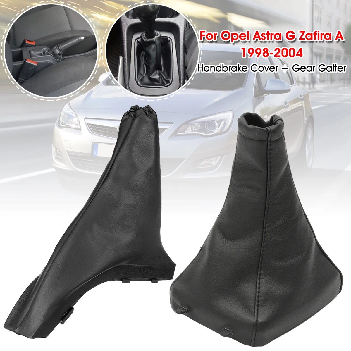 

Parking Handbrake Grips Boot Cover Case Collar Car Shift Gear Stick Dust-proof Covers For Opel Astra G Zafira A 1998 1999-2004