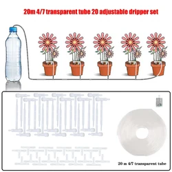 Deluxe Garden Drip Irrigation Kit with Free Filter & Microdroplet System (20m20 regulator)