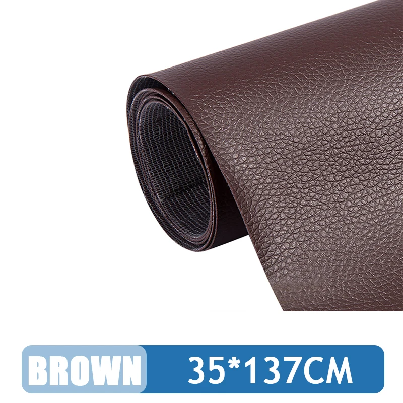 100X138cm large size artificial leather repair self-adhesive sofa  renovation hole repair material lychee grain leather - AliExpress