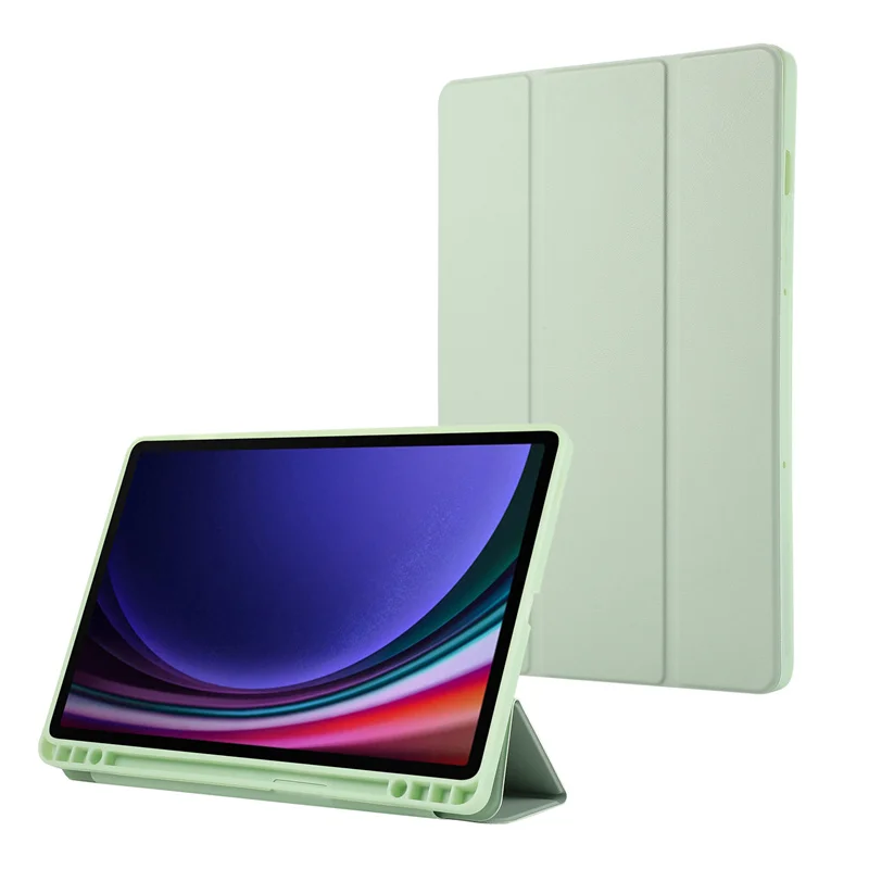 Premium PU Leather Stand Case with Pen Holder