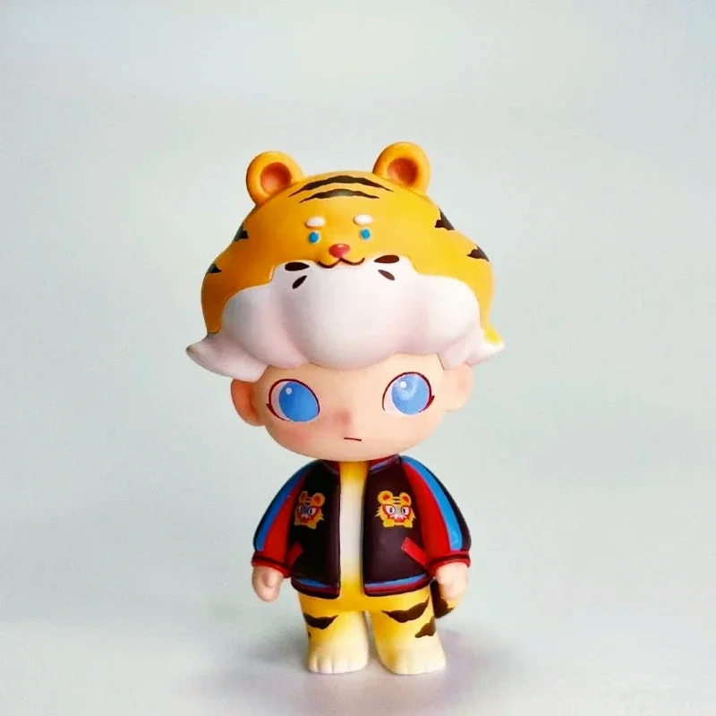 DIMOO Year of Tiger 2022 Kawaii Figure Rare Limited Release Collaboration Collection Toy Tiger Figurine Decoration