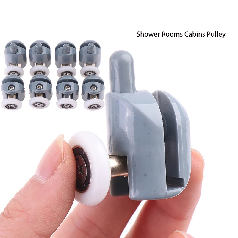Shower Door Rollers Sliding Door Roller Shower Room Pulley Shower Room Rollers Sliding Door Pulley Shower Room Accessories 4pcs Shower Rooms Cabins Pulley Shower Room Roller Runners Wheels Pulleys New Glass Sliding Door Pulley Accessories
