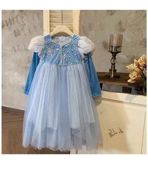 Girls Snowflake Tulle Dress 1