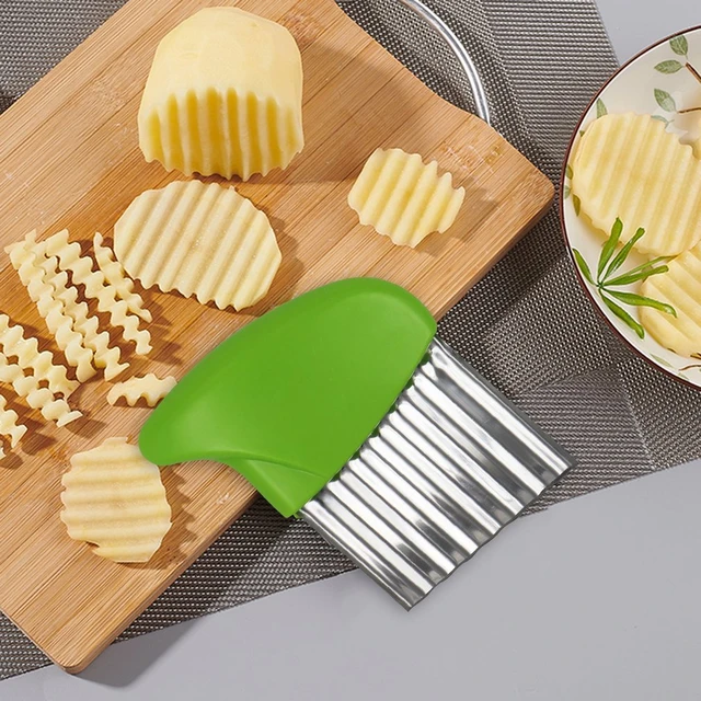 Stainless Steel Potato Cutter French Fry Cutter Potato Vegetable Slicer  Chopper Kitchen Accessories Kitchen Tools Gadgets - AliExpress