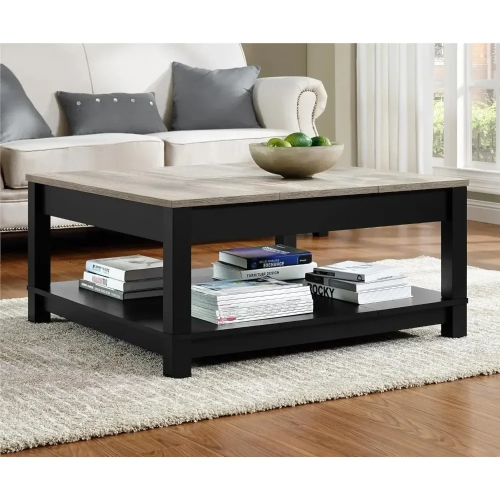 Coffee Tables Altra Carver Coffee Table Brings Chic Style to Your Living Room or Family Room.No Assembly Required Serving Center 5