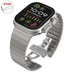 Luxury Titanium Stainless Steel Bracelet - 42mm 44mm 45mm 49mm (Titanium - Color)