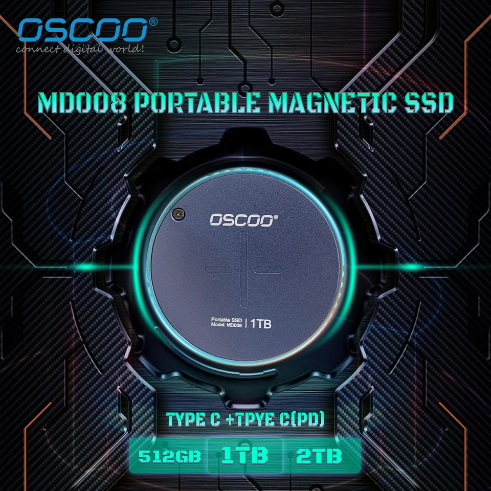 スマホ用Magsafe対応外付けSSD 2TB - OSCOO MD008 OSCOO MD008【終息】 | 株式会社リンクスインターナショナル
