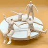 2 Pieces 9.5cm Heigh Doll Body 1/12 Bjd Multi Joints Movable Doll Body Girl Diy Dress Up Toy Accessories 5