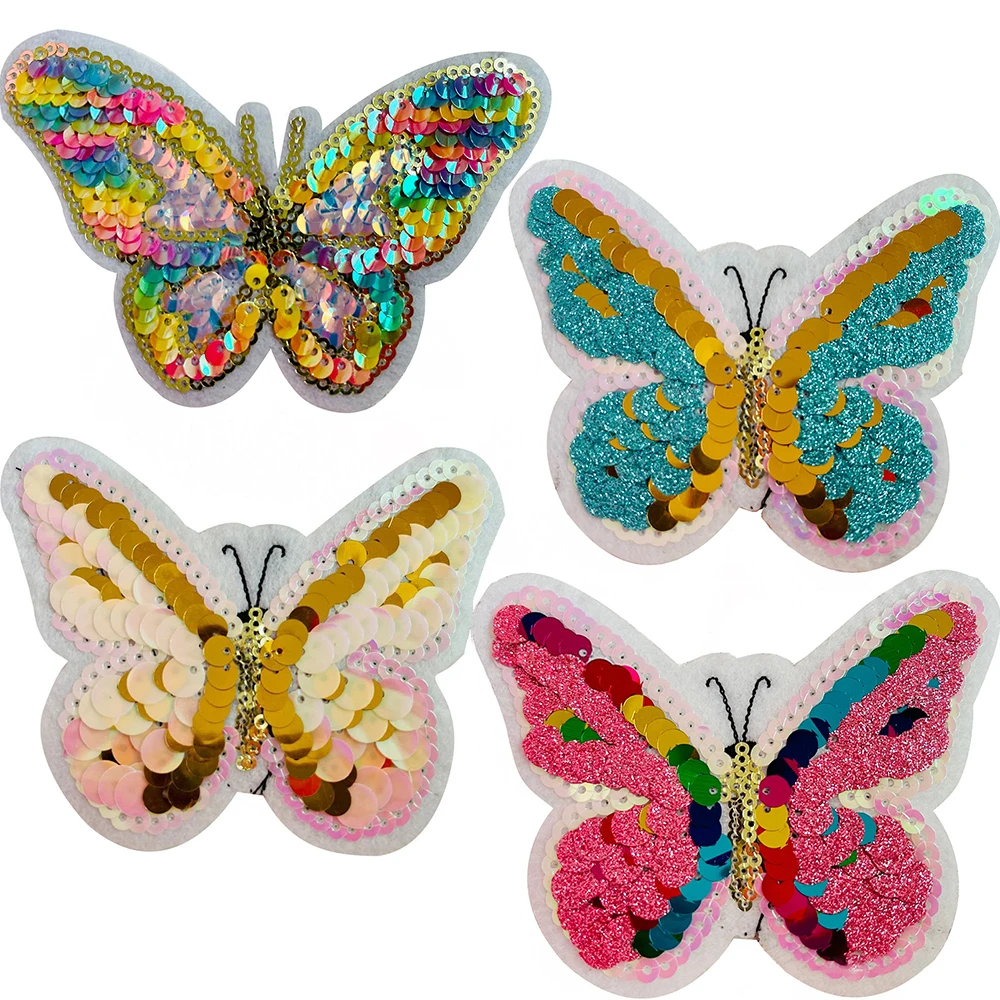 FINGERINSPIRE 8 stuks geborduurde patches in de vorm van