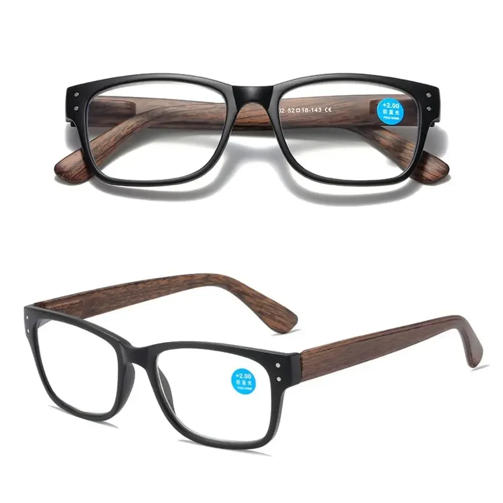 

Fashion Classic Business Reading Glasses for Men Women Stainless Steel Rectangle Readers Eyewear Men Presbyopic Optical Glasses