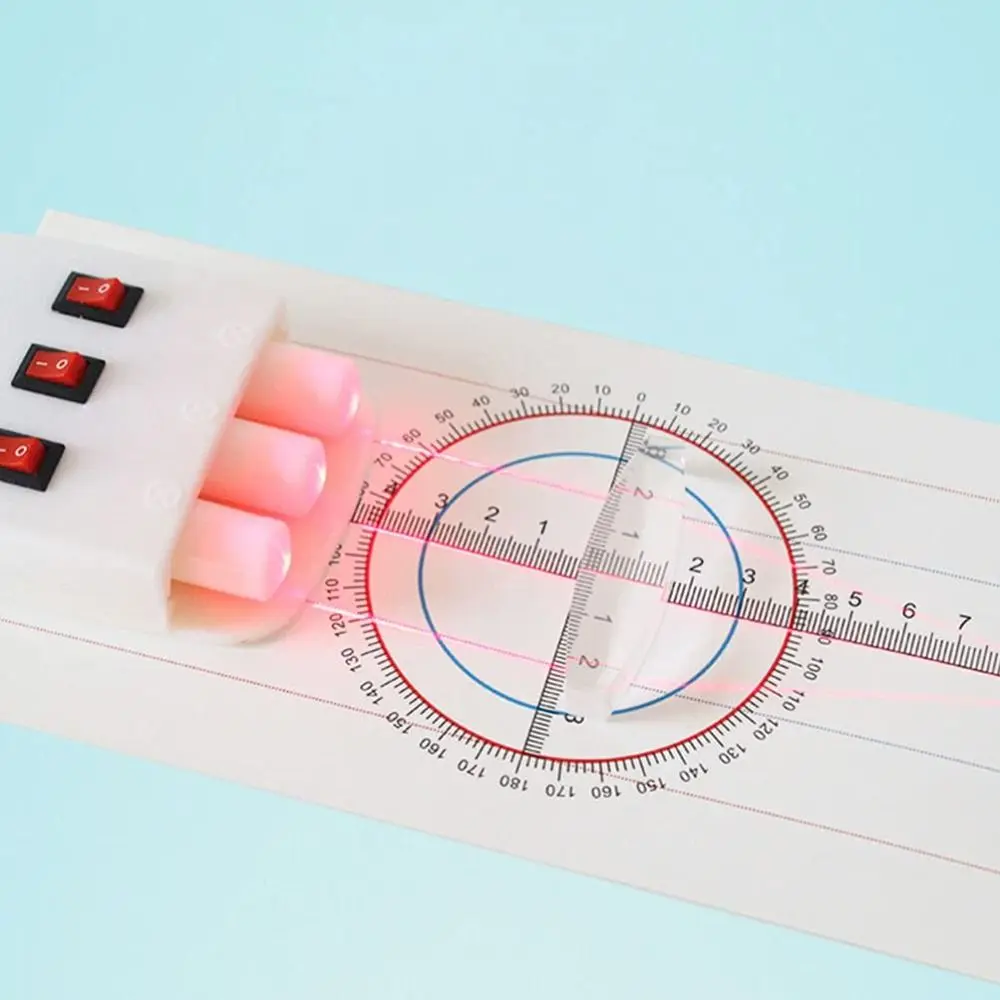 조립식 디자인 광학 학습 보조기구 평행 레이저 반사경 굴절 3선 레이저 안전 설계 물리학 학습 세트