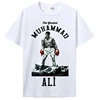 Muhammad Ali T Shirt Plus Size Men Gym Fitness Short Sleeve T-Shirt Printed Top Casual Loose Jogger Pure Cotton Tee Women Shirt 2