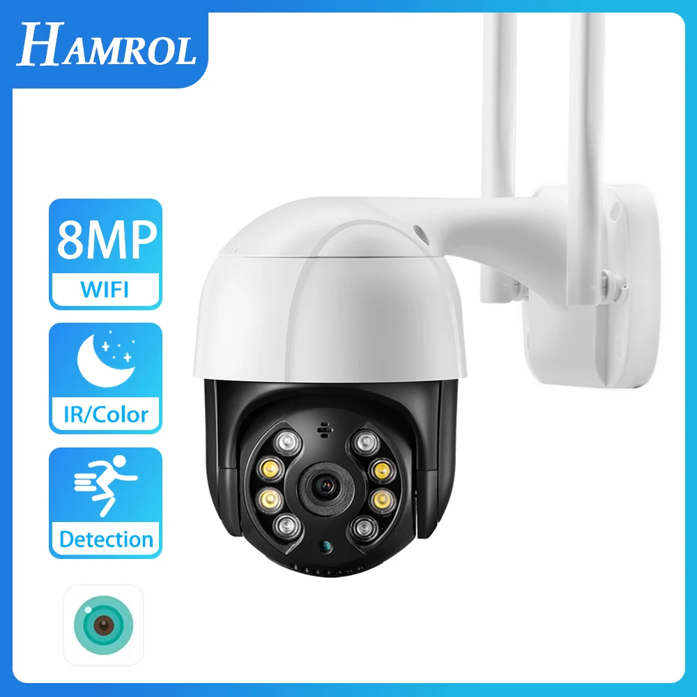 IP-камера ONVIF с 4-кратным увеличением, 1080P, PTZ, Wi-Fi, 5 Мп