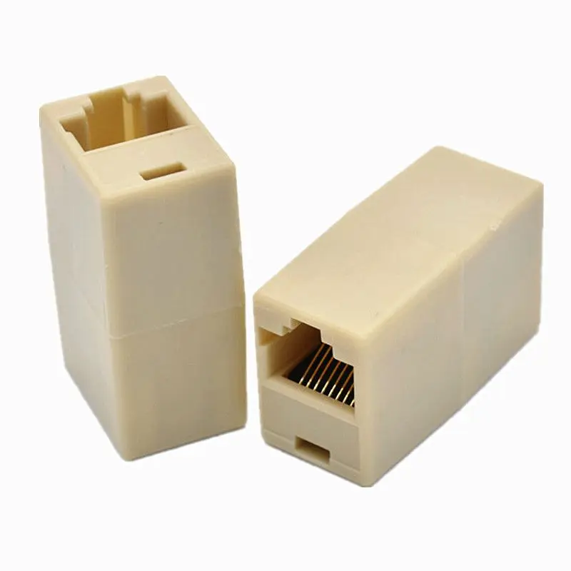 1/2/3/5/10pcs RJ45 커플러 이더넷 케이블 연장 어댑터 LAN 커넥터 암-암 네트워크 연결용