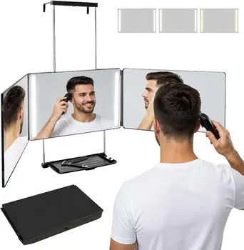 3-Way LED Haircut Mirror 1