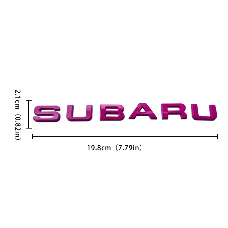 Metal Car Rear Trunk Emblem Letter Stickers Badge Decal Accessories for Subaru Forester XV Outback Impreza Legacy STI WRX BRZ car badge grille emblem car sticker car stickers car body stickers car styling accessories