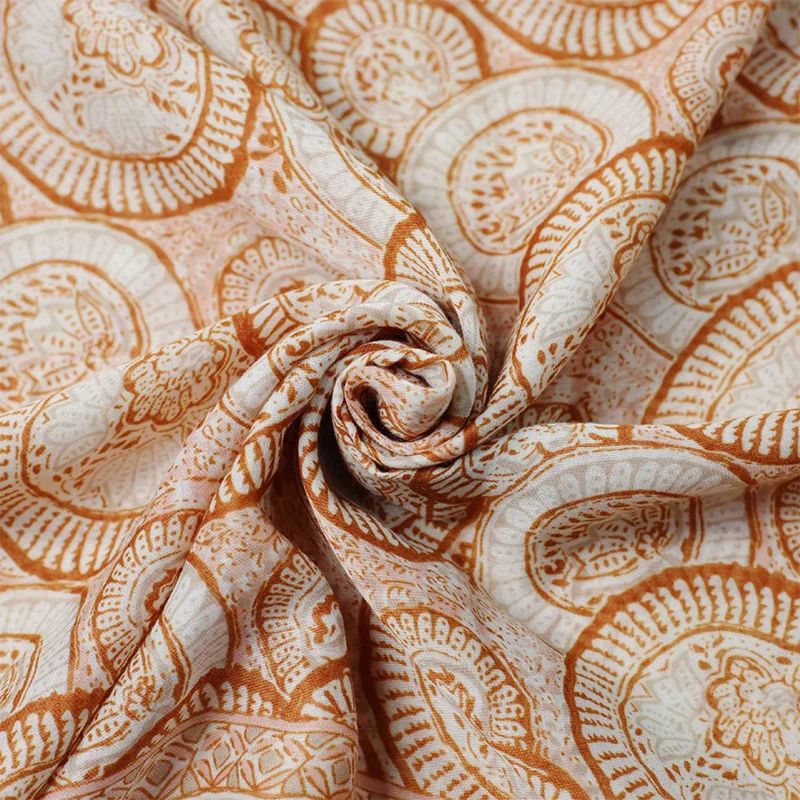 2024 neue Mode Luxus Damen Damen Schal weibliche Baumwolle Leinen Schal Quaste vier Jahreszeiten vielseitige Blumen muslimischen Hijab 90*180cm – Detail 18