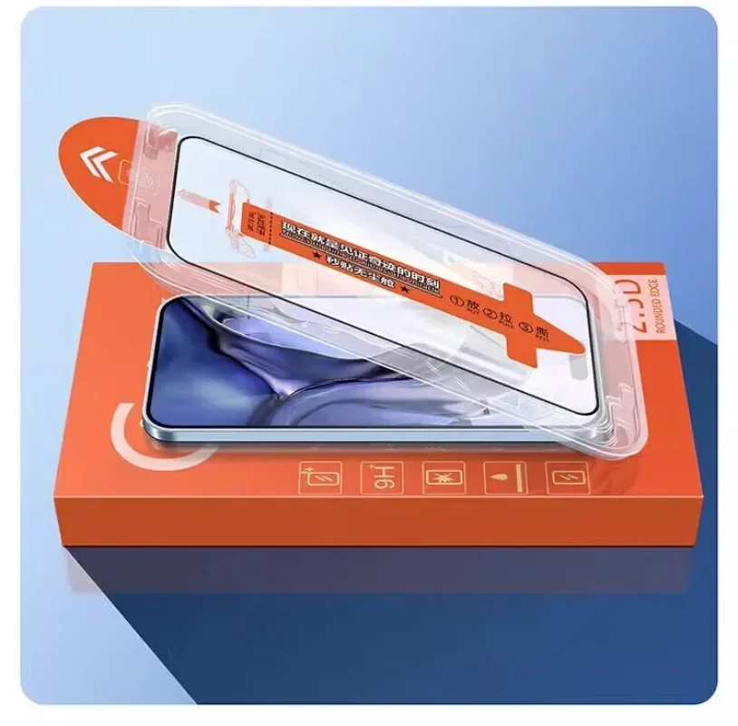 Dual Privacy Screen Protector with Easy Install for Smartphones - Anti-Peeping Film and Auto Dust Removal Kit