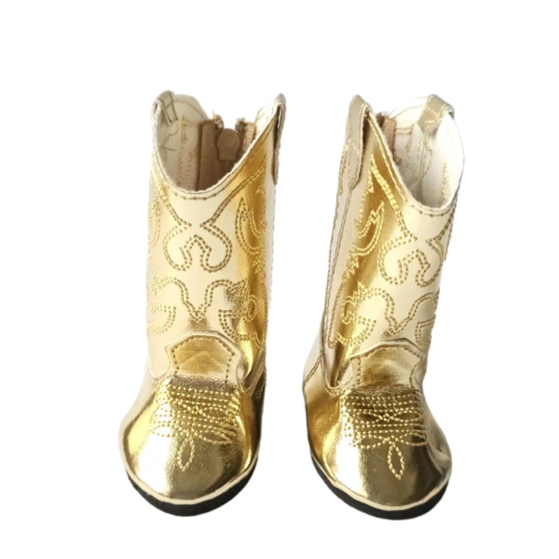 

18 Inch Doll Shoes for 43cm New Born Baby Doll Boots Winter Boots Baby Doll High Tops 18 Inch Girl Doll Boots