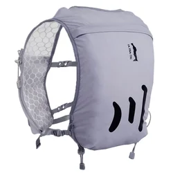 ULTRA - TRI Lightweight Waterproof Outdoor Sports Running Vest Backpack 6L (Light grey)