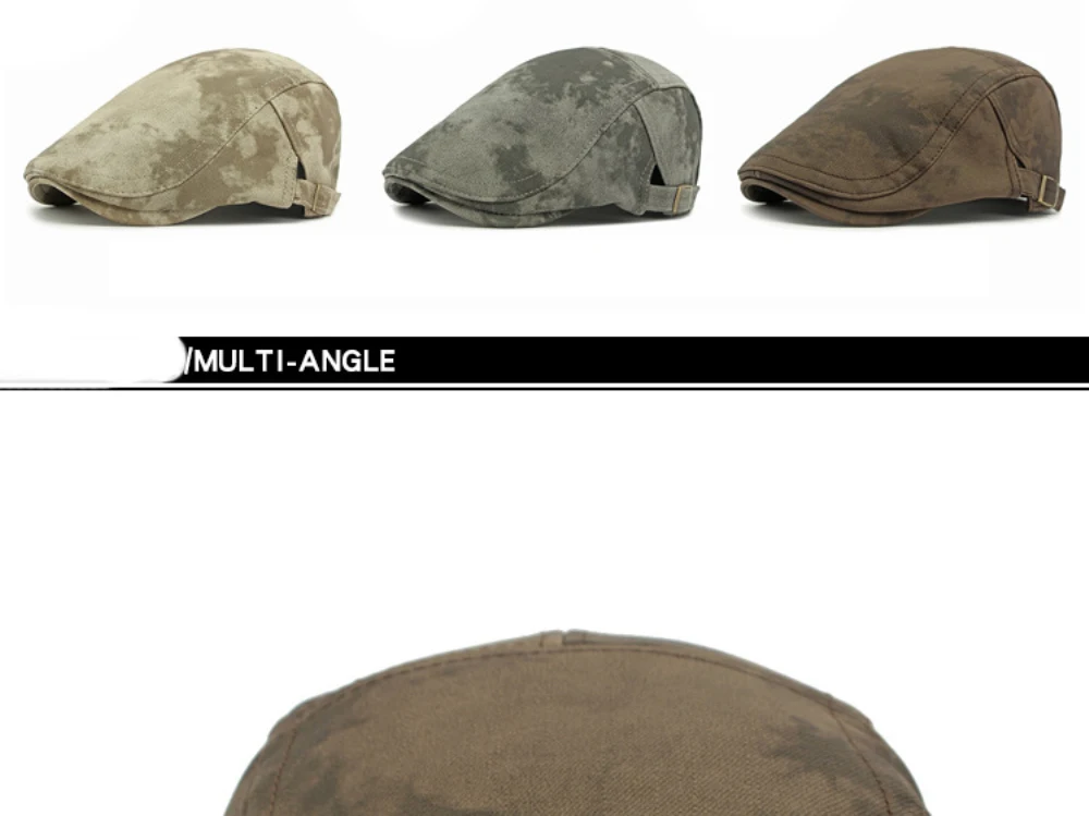 HT4548 Baskenmütze Dicke Warme Herbst-Winter-Mütze für Männer und Frauen Fleece-Gefütterte Ivy Flat Cap Künstler-Malermütze Herren- und Damen-Baskenmütze – Detail 5