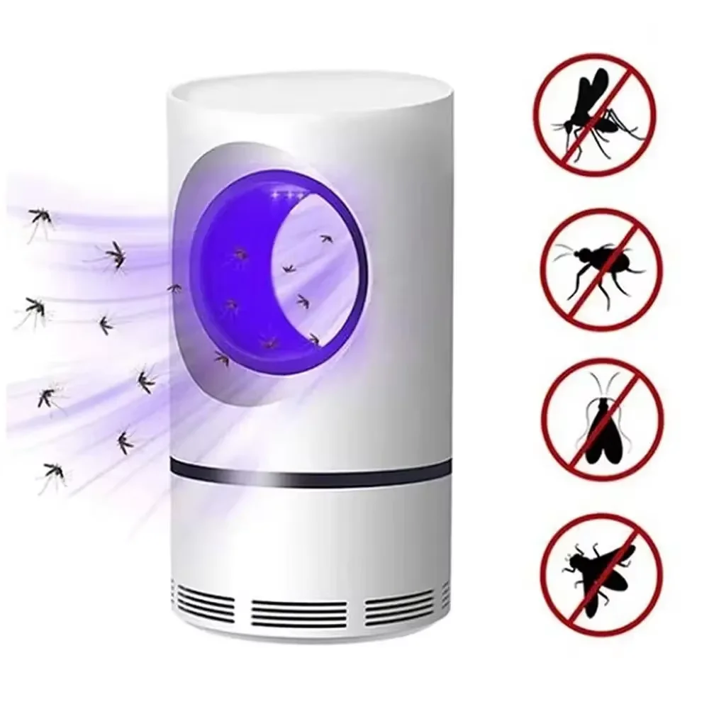 Mosquito Killer Lamp Portable Repellent Heater Fly Trap Electric Insect Killer Mute Anti Mosquito Lamp USB Rechargeable Indoor