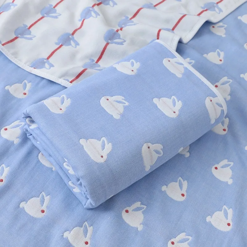 6 Layers Baby Blanket 100% Muslin Cotton Baby Swaddle Baby Warp Swaddle Infant Bedding Receiving Blankets Baby Bath 5 Sizes 5