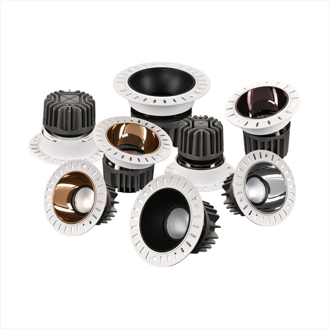 눈부심 없는 현대 가정 조명을 위한 경계선 없는 LED 다운라이트