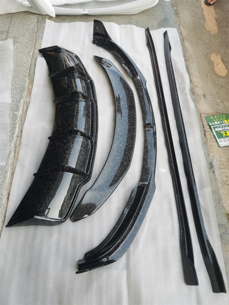 REAL FORGE Carbon Fiber For Tesla Model 3 2019 2020 2021 2022 2023 Front Lip Rear Diffuser Bumper Body Side Skirt Kit Spoiler 20 - Racext REAL FORGE Carbon Fiber For Tesla Model 3 2019 2020 2021 2022 2023 Front Lip Rear Diffuser Bumper Body Side Skirt Kit Spoiler - - Racext 19