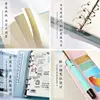 Stitch Cute A6 Handbook Cartoon Notebook PU Cover High Beauty Diary Student Loose leaf Diary Birthday Gift Office Supplies 4
