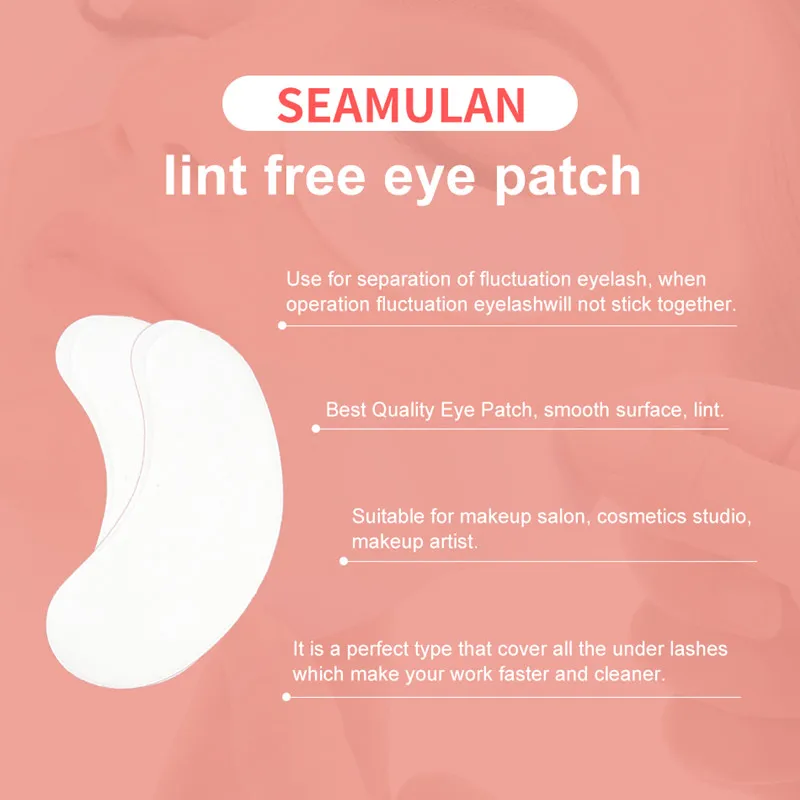 Eyelash Extension Patches 50 Pairs Makeup Gel Pad Under Eye Pads Stickers For Extension