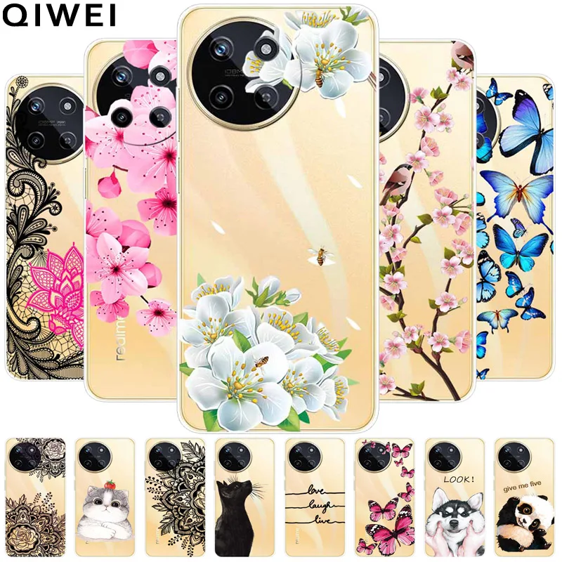 Transparent Cute Soft Silicone TPU Phone Case - Clear Protective Cover