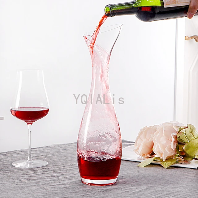 Aérateur de vin avec bec verseur en cristal, décanteur - AliExpress