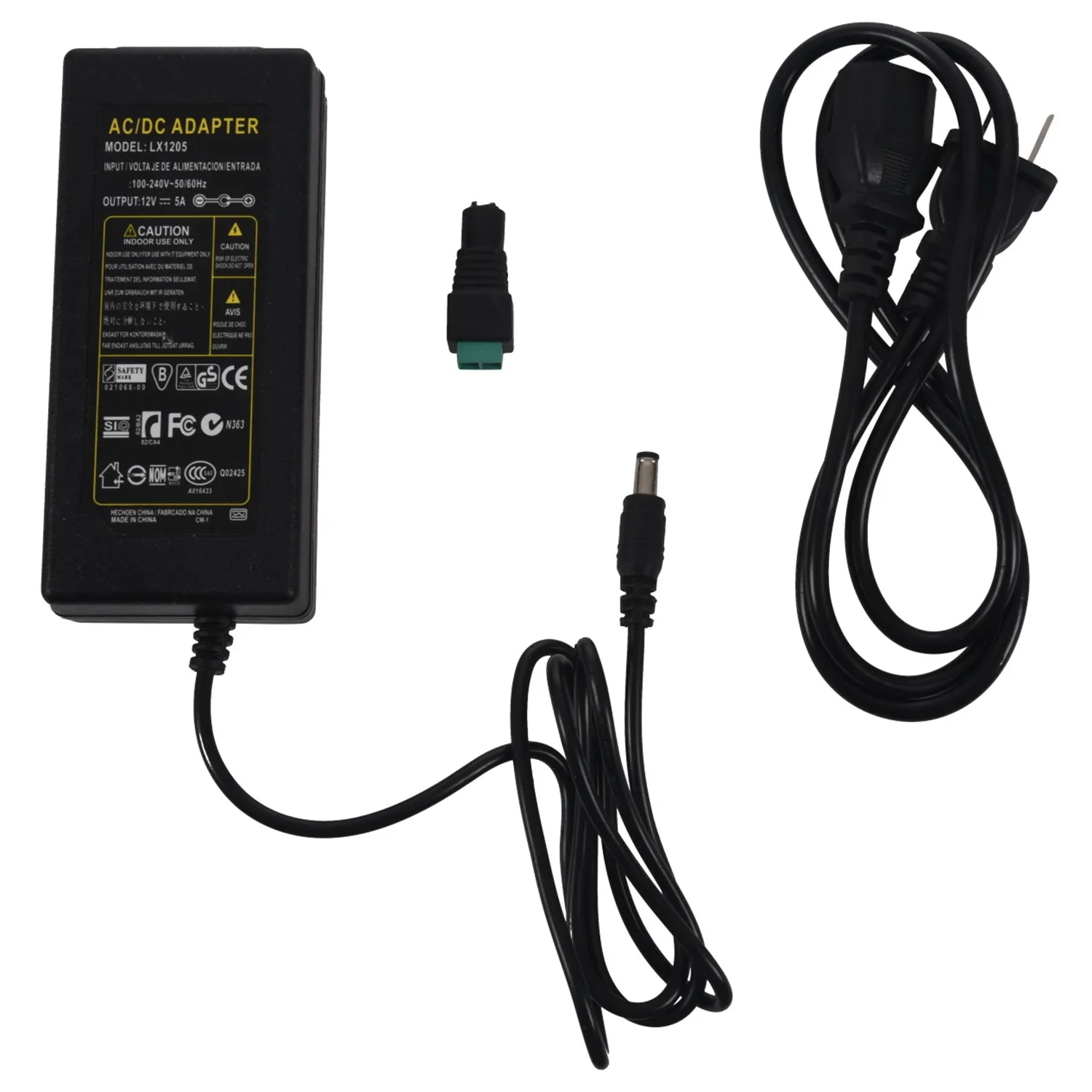 변압기 110-220V 및 선물, 12V 전원 공급 장치 어댑터, 5A