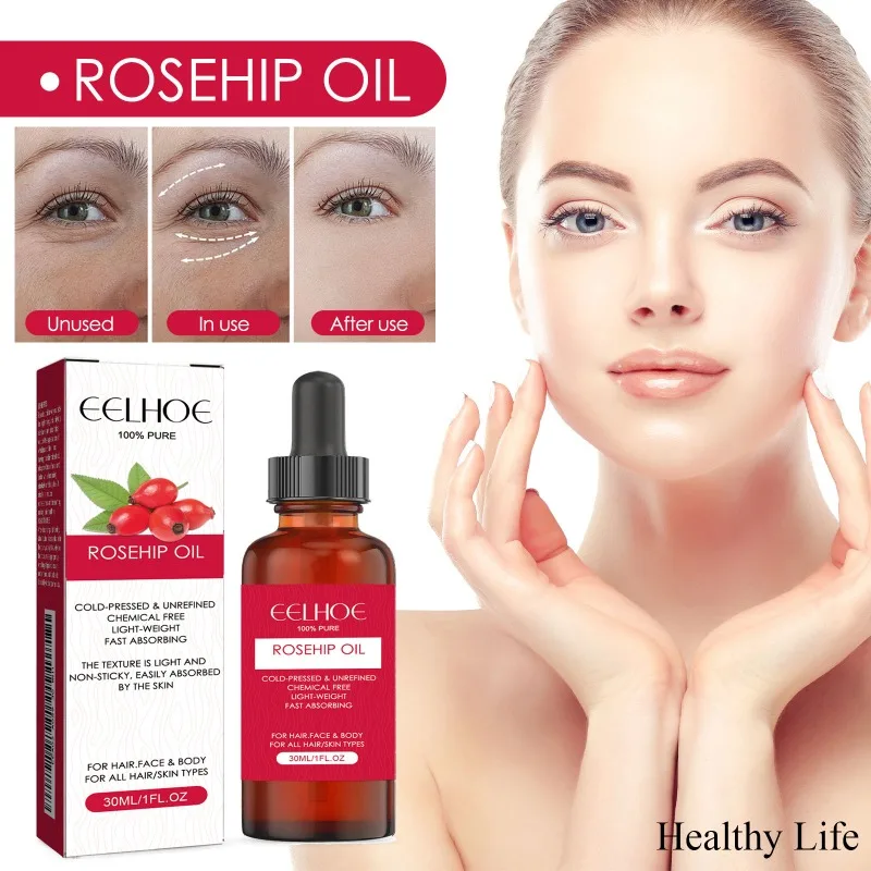 Women Moisturizing Anti-wrinkle Serum Natural Rosehip Oil Anti Aging Essence Face Effective Firming Skin Hair Care Massage Oil сыворотка no 9 bond protector nourishing hair serum