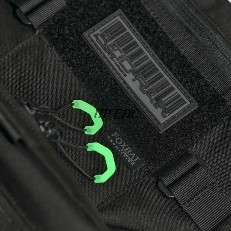 FOXBAT Zip Tail Rope Zip Head Magnetic Clip Modified Functional Tactical Crossbody Bag Rucksack Rope