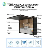 Îlot de cuisine extérieur en acier inoxydable avec barbecue intégré et nettoyage facile, idéal pour les pique-niques dans la cour et les cuisines extérieures 3