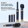 Technical Hair Hryer 6-in-1 Multi-Styler &Airwrap, Powerful Hair Dryer Brush & Multi-Styler with Auto-Wrap Curlers 1