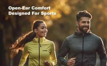 Alternative view of run for shokz Bone Conduction Headphones Bluetooth Open Ear Earphones Wireless On Ear Headphones Sport Wireless Headset for Run