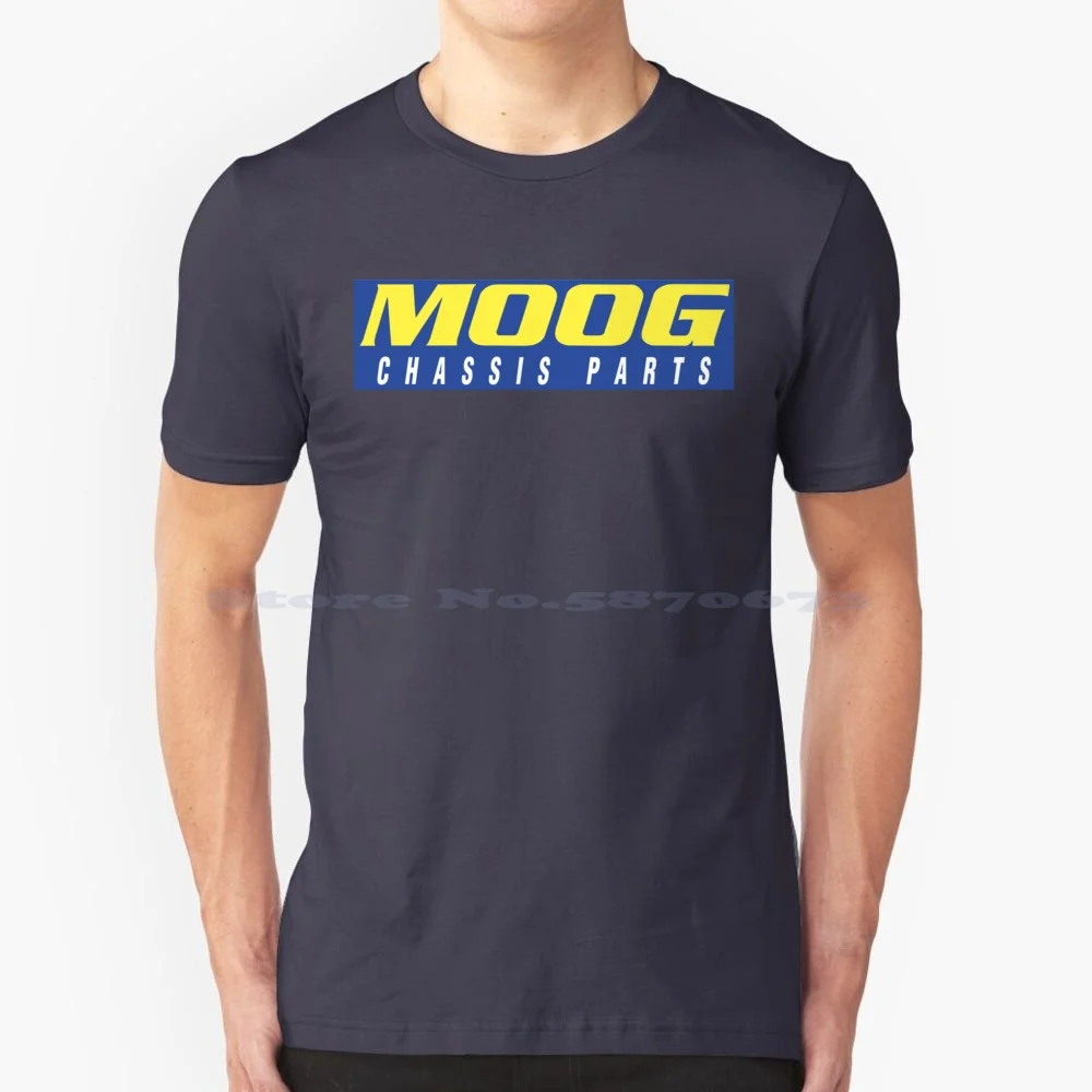 Incredibile Moog Chassis Parts Design T Shirt 100% Cotone Tee Logo Ram Garanzia Braccio Di Controllo Tirante Estremità Moog Giunti Sferici Moog
