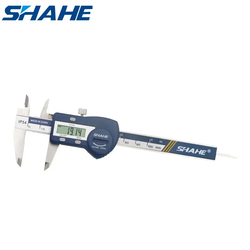 Shahe Digital Caliper 100 mm 0.01 mm Electronic Digital Vernier Calipers Gauge Micrometer Stainless Steel Measuring Tool