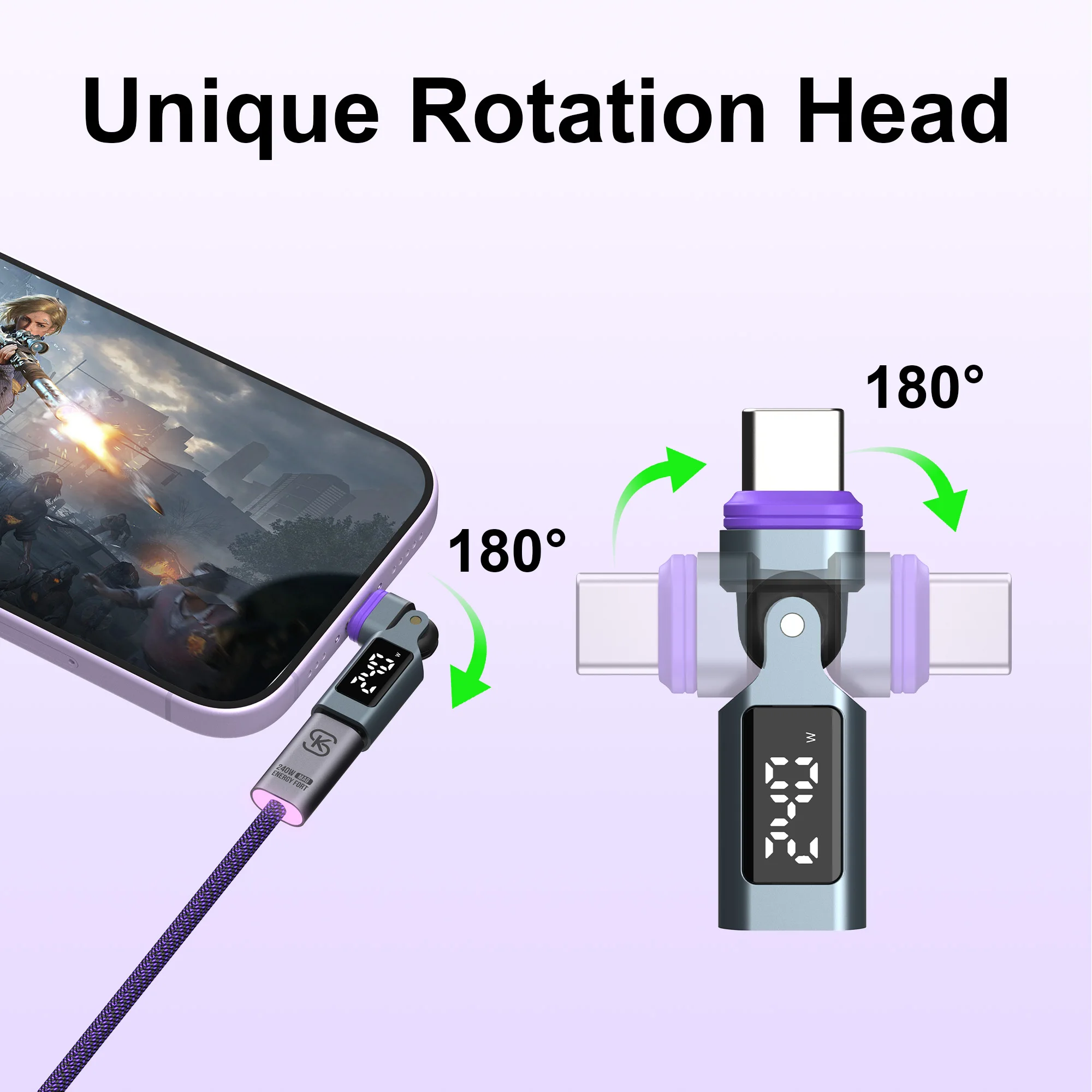 240W USB C 마그네틱 어댑터 타입 C 90도 어댑터 직각 어댑터 180도 USBC 어댑터 (아이폰 17, 맥북, 삼성용)