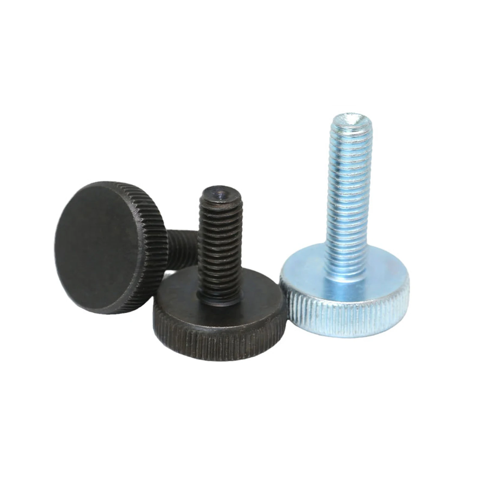 Knurl Flat Head Hand Tighten Thumb Screws - Toolless Adjust Thumb Bolts