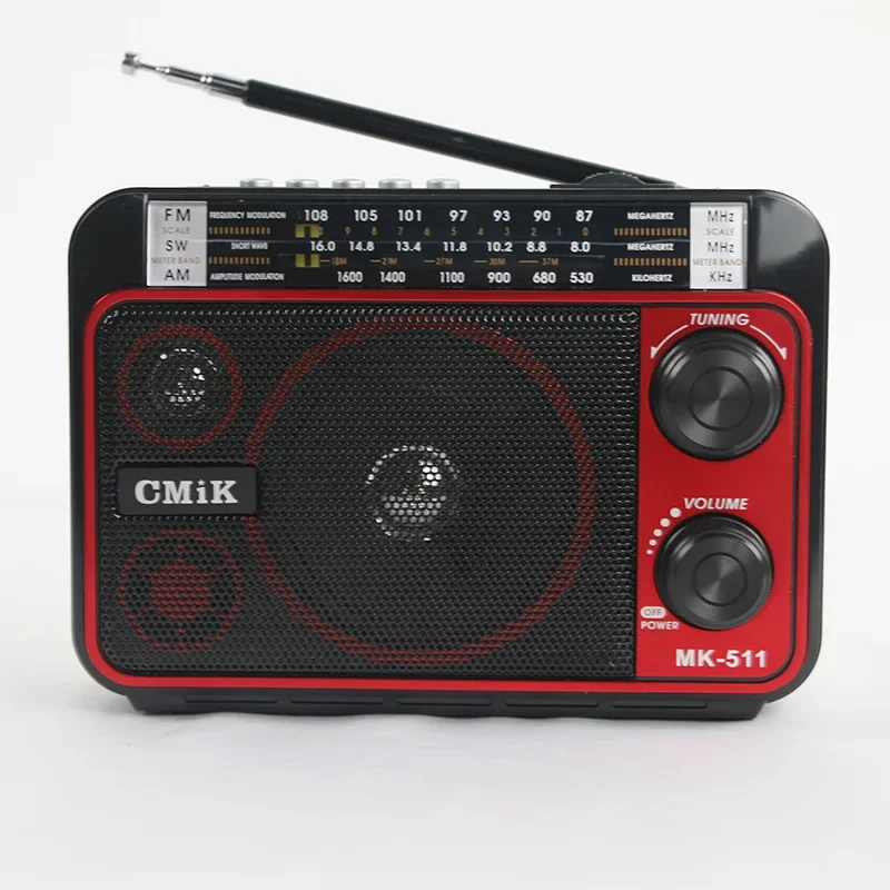 

MK-511 USB/TF card playback multi band Bluetooth radio high-quality tuning, multifunctional pointer radio caixa de som bluetoo