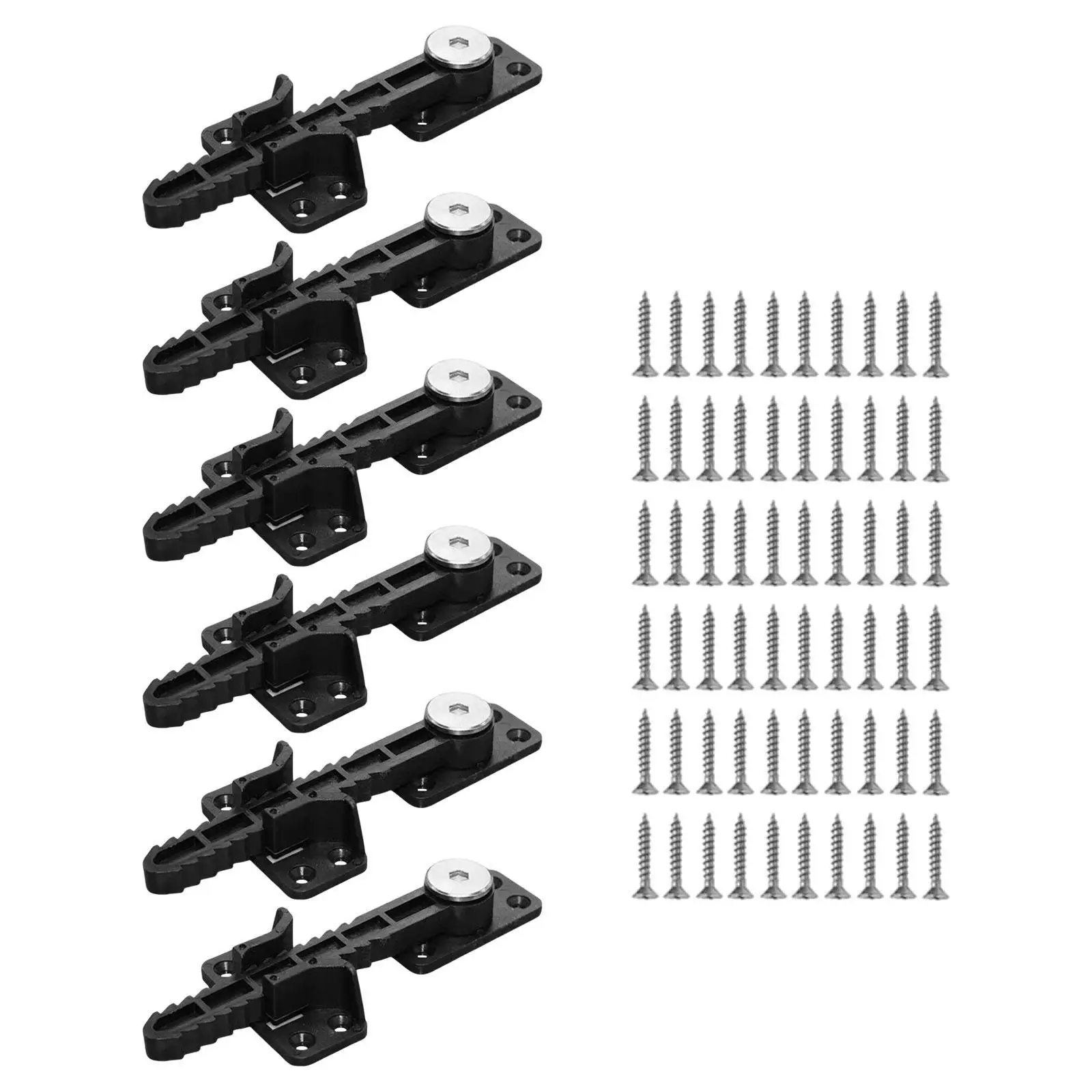 6 Pieces Sectional Couch Connector Sofa Connector Bracket Office with 60 Screw Home Sofa Support Couch Brackets